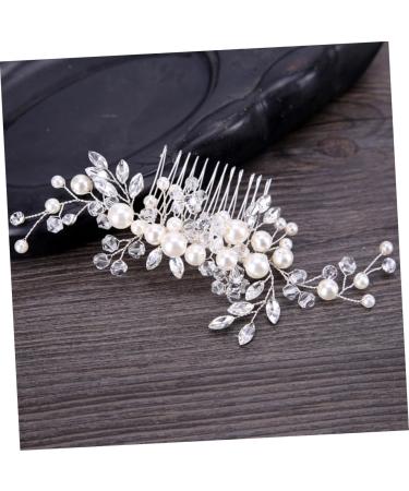 Beaupretty Wedding Hair Comb Tiara Bridal Comb Bridal Hair Accessories Wedding Hair Accessories Bridal Headdress Banquet Hair Comb Crystal Hair Pieces - Buy Online on GoSupps.com