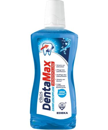 Elkos DentaMax Mouthwash 500ml - Effective Oral Care & Usy Block Included | Shop Now! - Buy Online on GoSupps.com