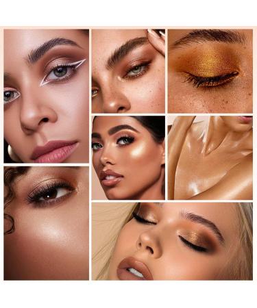 Double-ended highlight stick eye shadow sticks with brush shiny highlighting stick for eyes Long Lasting & Waterproof Shimmer Eyeshadow Stick Set for Eyes (07+08) - Buy Online on GoSupps.com