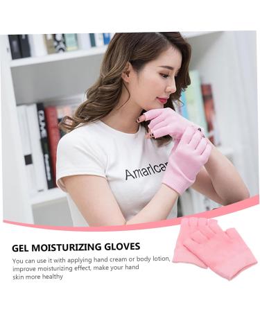 HONMEET 2 Pairs Gel Gloves Moisturizing Gloves Overnight Moisturising Gloves for Beauty Care Gloves Cotton Moisturizing Gloves Moisture Gloves Dry Hands Hand Gloves Spa Gloves Dipping 16X13X1CM - Buy Online on GoSupps.com