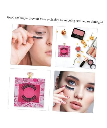 Housoutil 6-Pcs Multicolor Eyelash Curler & Organizer with Diamond Design | Pink Eyelash Storage Box for Eyelash Packaging | International Shipping Available - Buy Online on GoSupps.com