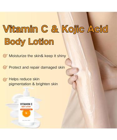 IZBEAUVO Vitamin C & Kojic Acid Body Lotion Kojic Acid Skin Brightening Body Lotion Vitamin c Body Lotion for Face And Body Dark Spots Anti-Aging Firming Body Lotion Large-capacity 150ml - Buy Online on GoSupps.com