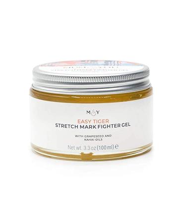 Mum & You Easy Tiger Anti-Stretch Mark Gel Concentrated oil-based gel 100% Naturally derived ingredients Midwife Approved Registered Vegan Plastic free recyclable packaging 3.38 fl oz 1ea