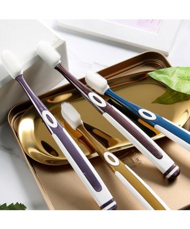 Minkissy 4-Piece Nano Toothbrush Set for Kids | Soft Bristles for Healthy Oral Care | Ideal Children's Household Tool - Buy Online on GoSupps.com