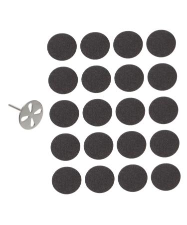 Ipetboom 1 Set Nail Polishing Sheets Electric Foot Sander Specialty Tools Stainless Steel Nail File Nail Accessories Nail Sanding Slices Disc Stainless Steel Sole of Foot