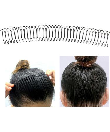 Wire Hair Combs - U Pin Stretchable Hair Side Combs Hair Updo Styling Tool Decorative Bangs Holder for Hair Side Combs French Twist Comb Vintage Fine Hair Clips Pins - Buy Online on GoSupps.com