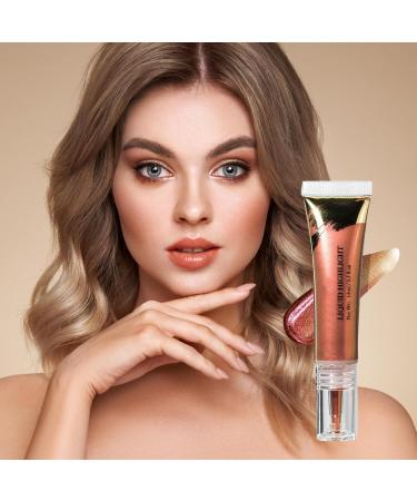 Illuminator Highlighter Skin Tint | Light Smooth Shimmer Highlight | Radiant Body Makeup For Oily Skin Sensitive Skin Combination Skin Dry Skin Pinnkl - Buy Online on GoSupps.com