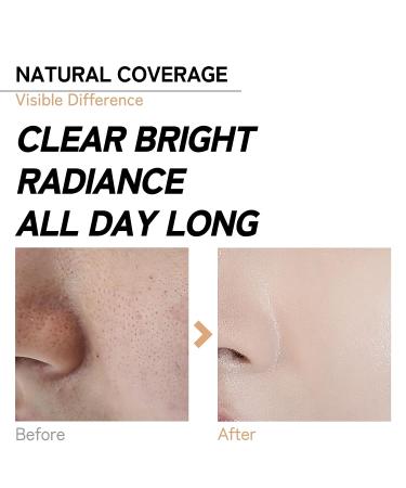 VINNE Cushion Foundation SPF50 Sun Protection Cream - Dewy Finish, Natural Coverage, 12-Hour Long Lasting Korean Makeup - 23 Natural Shade - Buy Online on GoSupps.com