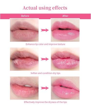Pink Lip Plumping Serum Color Changing Lip Oil Magic Moisturizing Lip Stain Instant Lip Plumping Serum - Long Lasting Lip Plumping Gloss(1PC) - Buy Online on GoSupps.com