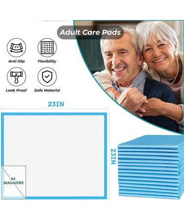 Buy 60x60 cm Disposable Incontinence Pads - Waterproof & Absorbent Bed Pads for Seniors & Children - 15 Pieces - Buy Online on GoSupps.com