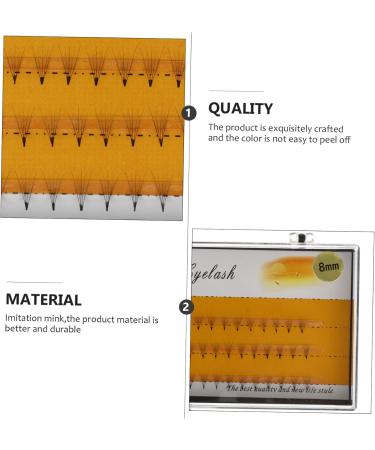 Didiseaon 1 Plant False Eyelashes Chic False Eyelash Cluster Eyelashes Mixed Handmade Cross Lashes False Eye Lashes Fake Lashes Extension Eyelashes Extend Dense Imitation - Buy Online on GoSupps.com