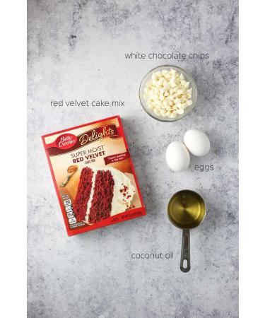 Betty Crocker Red Velvet Cake Mix (2X425G) Pack | No Artificial Colours or Preservatives | Red Colour Chocolate Cake Mix. - Buy Online on GoSupps.com