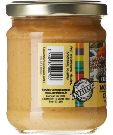 CREOLE FOOD Mustard Creole 200 g Pack of 3 - Buy Online on GoSupps.com