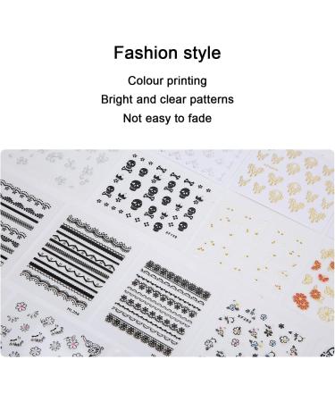 Nail Art Stickers Nail Stickers Eco-friendly Self adhesive Design Nails Stickers Decals for Nail Salon - Buy Online on GoSupps.com