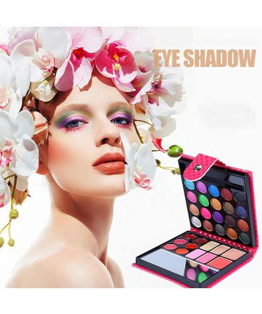 VolksRose Professional All-In-One Makeup Kit - 20 Colorful Eyeshadows 6 Lip Glosses Blushers & More | Perfect Gift Set for Women & Girls - Buy Online on GoSupps.com