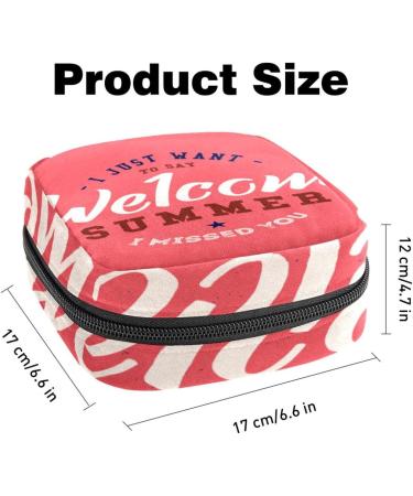 Portable Women's Binding-Up Bags | Menstrual Cup Pocket & Teen Tampon Organizer for Summer | Perfect for First Period - Buy Online on GoSupps.com