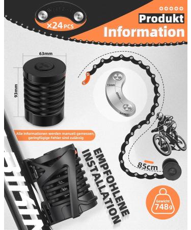 Chimona Folding Lock - High Safety Bicycle Lock 85cm with Bracket & Anti-Scratch Coating - Secure Your Ride! - Buy Online on GoSupps.com