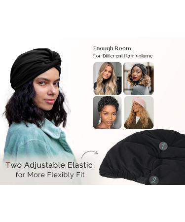 YANIBEST Silk Satin Bonnet for Sleeping | Adjustable Twisted Turban Headwrap - Buy Online on GoSupps.com
