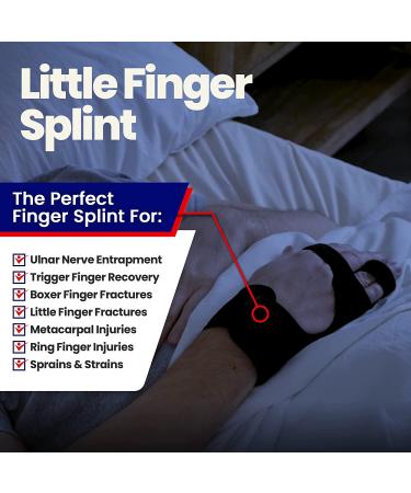 Metacarpal Finger Splint Hand Brace for Boxer Fractures - Small/Medium - Right Hand - Buy Online on GoSupps.com