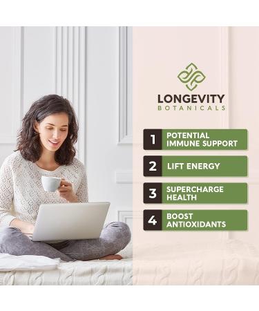 Longevity Botanicals Organic Turkey Tail Mushroom Powder - Immune & Digestive Support - 100% Fruiting Body - 100g - Buy Online on GoSupps.com