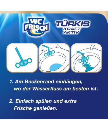 Toilet-Fresh Power Active Turquoise Maker - 10 Pack | Intensive Toilet Cleaner & Fragrance Stones for Freshness - Buy Online on GoSupps.com