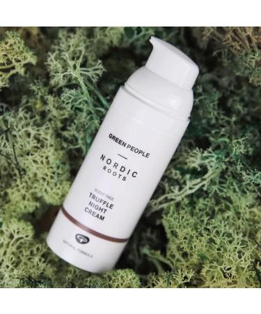 Green People Nordic Roots Truffle Night Cream 50ml | Natural Scandi Face Cream | Unscented Calming Night Cream for Sensitive Skin & All Skin Types | Ethyl Alcohol Free | Cruelty Free & Vegan - Buy Online on GoSupps.com