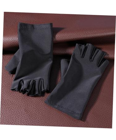 DOITOOL 5 Pair Spandex Gloves Uv Lamp Gloves Beauty Gloves Uv Protection Gloves Radiation Protection Gloves Black Gloves Half-finger Gloves Anti Uv Glove Fingerless Apparel Miss - Buy Online on GoSupps.com