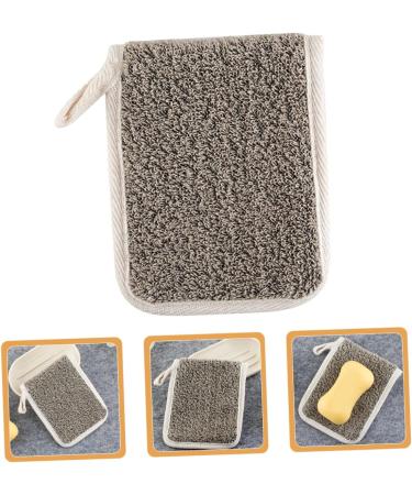 Shop Men's Exfoliating Soap Pouch & Scrubber - Flax Body Loofah & Mittens for Ultimate Shower Experience | International Shipping Available - Buy Online on GoSupps.com