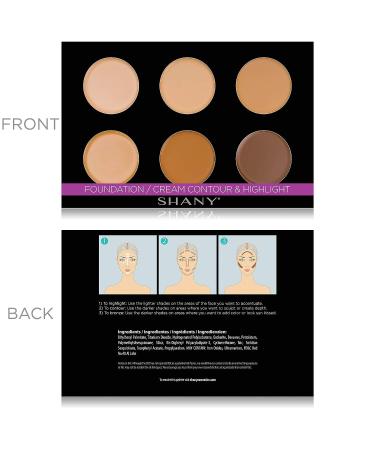 SHANY Cream Contour & Highlight Palette - Layer 1 - Refill for 6 Layer Mini Masterpiece Collection - Buy Online on GoSupps.com
