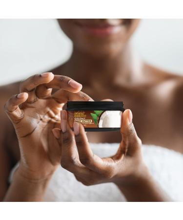 Desert Essence Coconut Body Butter 7.5oz | Deeply Moisturizing with Hyaluronic Acid & Coffee Oil | Antioxidant-Rich Coconut & Moringa Oils | Shop Internationally - Buy Online on GoSupps.com