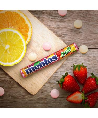 Mentos Rolls - Chewy Dragees Sweets (Fruit 10 Pack) Tasty And Twisty Treat Gift Hamper For Birthday Christmas Sold By Kidzbuzz - Buy Online on GoSupps.com
