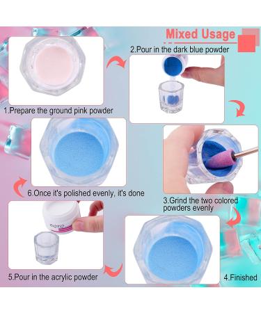 BQTQ 36 Pcs Nail Chalks - Colorful Square Soft Pastel Chalks for Acrylic Nails DIY - 36 Assorted Colors - Buy Online on GoSupps.com