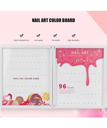 Nail Color Display Journal - 96 Colors - Gel Nail Polish Display - Color Chart - Accessories - Buy Online on GoSupps.com
