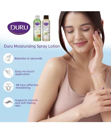 Duru Coconut Moisturizing Spray Lotion - Spray Moisturizer Coconut Oil Lotion 48 Hour Moisture Body Lotion - Buy Online on GoSupps.com