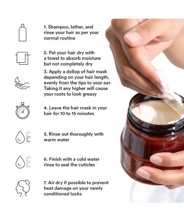 WOW Skin Science Moroccan Argan Oil Hair Mask - Repair & Protect for Soft, Strong, and Vibrant Hair - 200ml - Buy Online on GoSupps.com