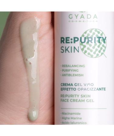  GYADA COSMETICS GYADA COSMETICS Re:Purityskin Soothing Effect Face Gel Cream Light Moisturizing Fluid For Oily Skin Impure Combination Acne Base Make-Up with Hyaluronic Acid 50 ml - Buy Online on GoSupps.com