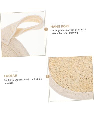 FOMIYES 2pcs Loofah Bath Ball & Cotton Bath Brush Set - Perfect for Face & Body Care | 16x11x0.6cm - International Shipping Available - Buy Online on GoSupps.com