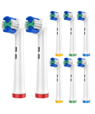 FIRIK Toothbrush Replacement Heads for Oral B: Tooth Brush Heads Compatible with Braun Pro 1000/3000/5000/8000/8850/8900 Precision Clean Toothbrush Heads Pack of 8