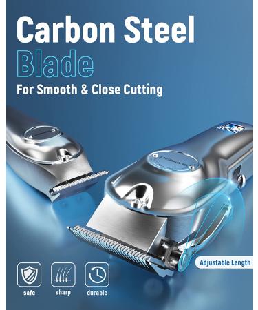 SUPRENTآ® Hair Clippers for Men - Professional Cordless Hair Cutting Kit with T-Blade Trimmer & LED Display - Buy Online on GoSupps.com