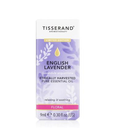 Tisserand English Lavender Essential Oil - Ethically Harvested Promotes Relaxation & Sleep - 0.3 oz - Buy Online on GoSupps.com