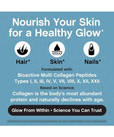 NeoCell Multi Collagen Peptides | 360 Caplets | Superior Absorption | Types I II III IV VIII X XII XXII | for Women and Men - Buy Online on GoSupps.com