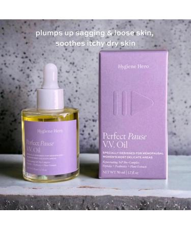 Perfect Pause VV Oil for Menopausal Women | All-Natural Vegan Handcrafted & GMO-Free | Reduces Dryness & Bumps - Buy Online on GoSupps.com