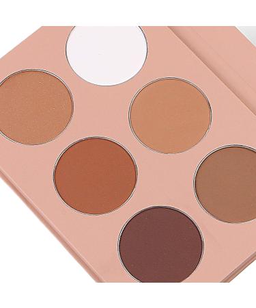 Vodisa Contour Palette - Professional Matte Highlighting Bronzer Powder Kit for Long-Wear and Lightweight Blend with Mirror - Highly Pigmented Makeup Pallet - Buy Online on GoSupps.com