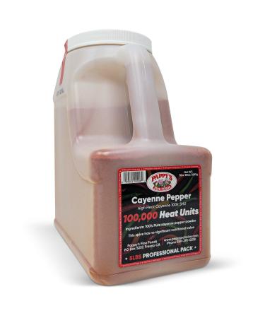 Cayenne Pepper Powder Bulk  100,000 Heat Units - 5lb Jar.