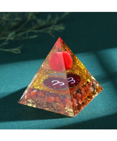 XIANNVXI Aries Tower Healing Crystals - Positive Energy Orgone Tower for Aries, Men & Women - Spiritual Healing Meditation Gift - Buy Online on GoSupps.com
