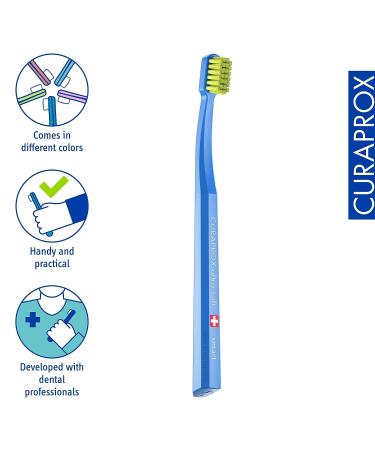 Curaprox CS Smart Ultra-Soft Toothbrush for Small Mouths - Fine Filaments, Compact Design - Ideal for Children & Adults - Buy Online on GoSupps.com