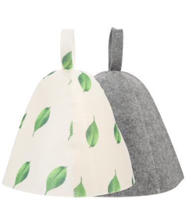 2pcs sauna hat sauna sauna accessories felt sauna hats women sauna caps breathable sauna hats bathroom shower has different colors 1