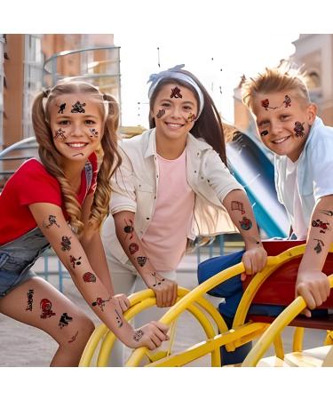 192pcs Ice Hockey Temporary Tattoos - Themed Birthday Party Favors for Kids - Buy Online on GoSupps.com