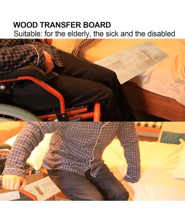 Wooden Patient Transfer Board - Safe & Easy Transfers for Elderly Disabled & Sick - International Shipping - Buy Online on GoSupps.com