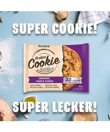 Weider Protein Cookie - All American Dough 12 Pack of 90g | High Protein Snack for International Shipping - Buy Online on GoSupps.com